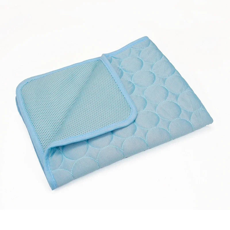 Summer Pet Mat Cooling Dog Pad For Dogs Cat Blanket Sofa Breathable Pet Bed Washable Self Cooling Cat Ice Pad Pet Supplies