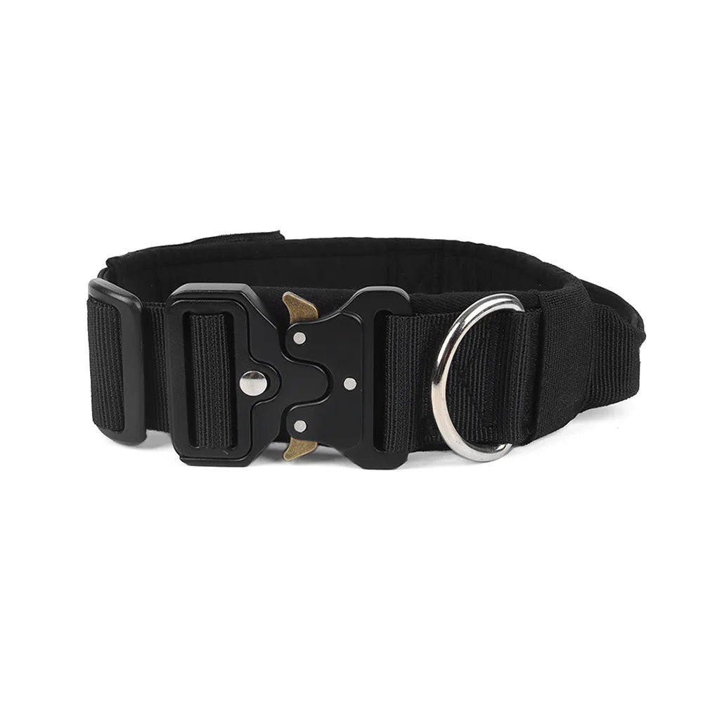 Pet Collar, Adjustable Heavy Duty Wide Thick Dog Collars with Quick Release Buckle, Soft Comfortable for Various Body Type Dogs
