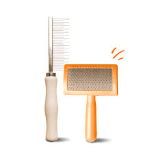 Dog Comb & Brush