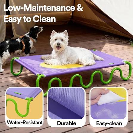 Low Maint Elevated Dog Bed