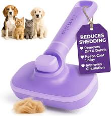 Purple Dog & Cat Brush