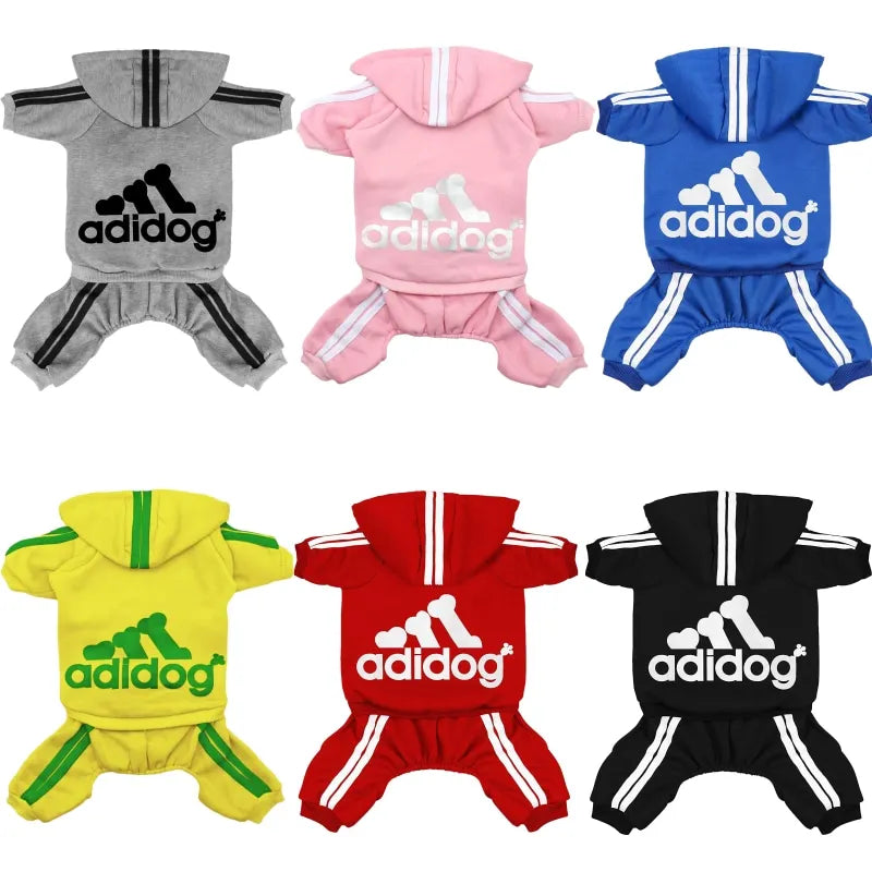 Dogs Spring Autumn Dog Clothes Sport Sweatshirt Jumpsuit for Small Dogs French Bulldog Yorkie Chihuahua Hoodies