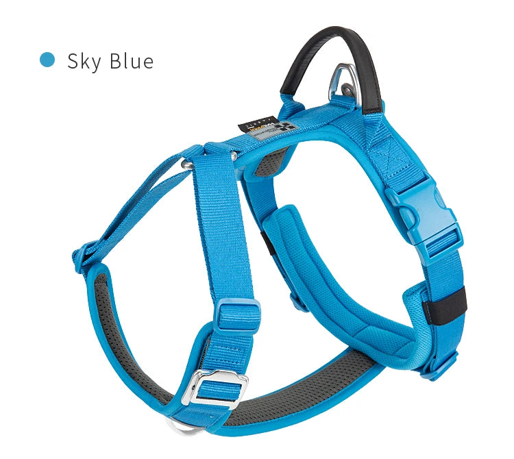 Pet Harness No Pull Nylon Reflective Dog Harness Adjustable Comfortable Control Walking Running Accessories