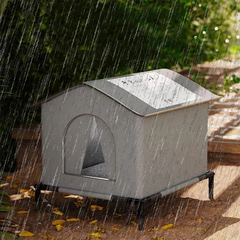 Stray Cat/Dog House Waterproof Outdoor Winter Warm Pet Cave Sleeping Beds Home Foldable Washable for Small Dog Puppy Supplies