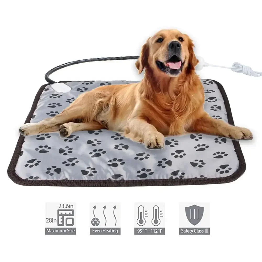 1PCS  Dog and cat electric blanket heating pad pet mattress waterproof anti-bite adjustable temperature chair cushion