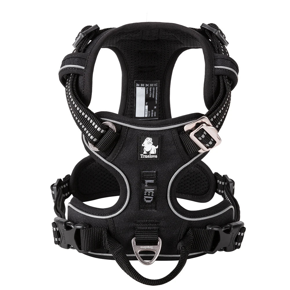 No Pull Dog Harness Reflective Breathable Adjustable Training Vest for Small Medium Large Dogs Night Walking TLH5657