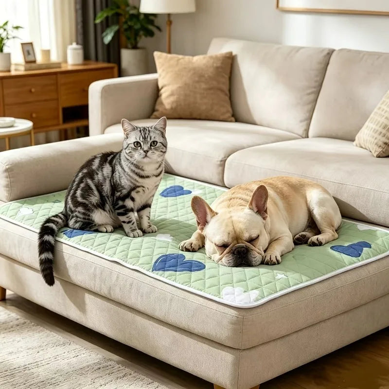 Ice Cool Upgrade Extra Large Cooling Dog Mat Cooling And Breathable Small Big Dogs Pad Breathable Pet Cold Bed