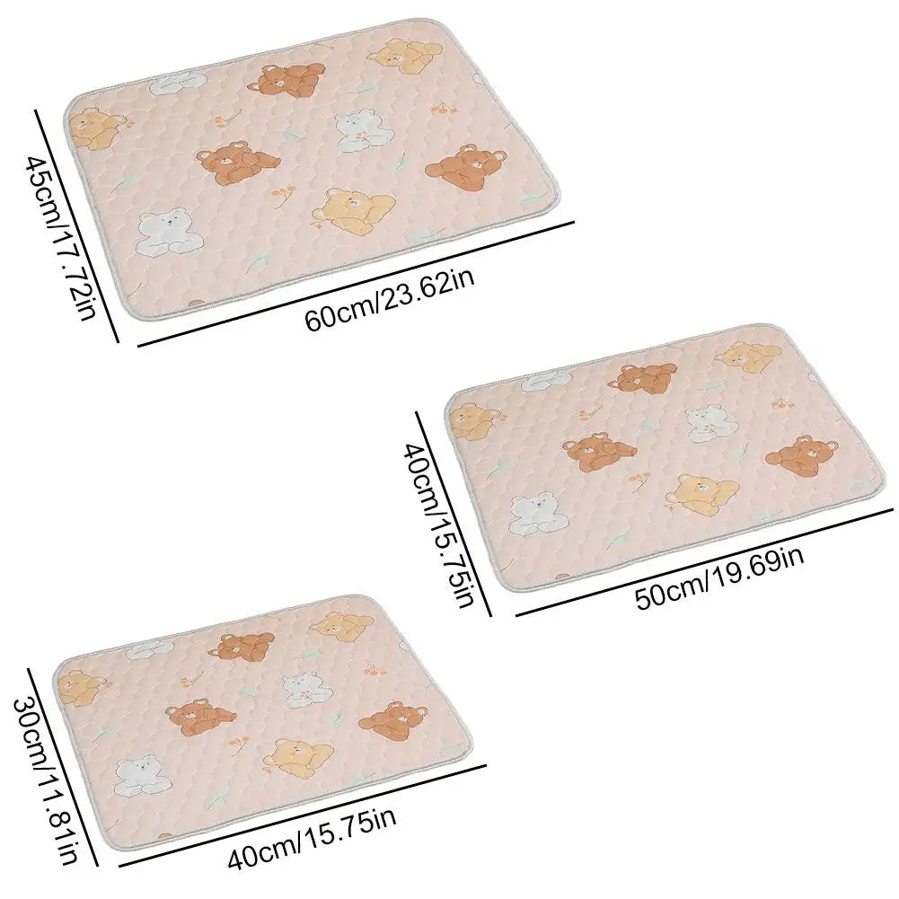 Pet Mat Reusable Washable Ice Silk Crate Pad Sofa Cushion Heat-Relief Blanket Protector for Dog Cat Car Travel Office Access