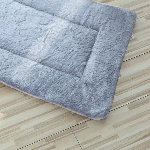 12 Color Dog Bed Mat Portable Pet Sleeping Bed Plush Blanket Washable Cat Bed Sofa Home Travel Comfort Warm Soft Flannel Blanket