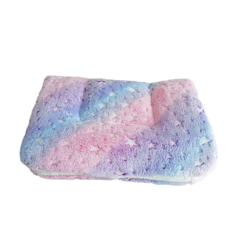 Flannel Pet Pad Dog Bed Thickened Sleeping Pad Dog Blanket Suitable for Chihuahua Labrador Puppy Kitten Small Large Dog Pet Rug