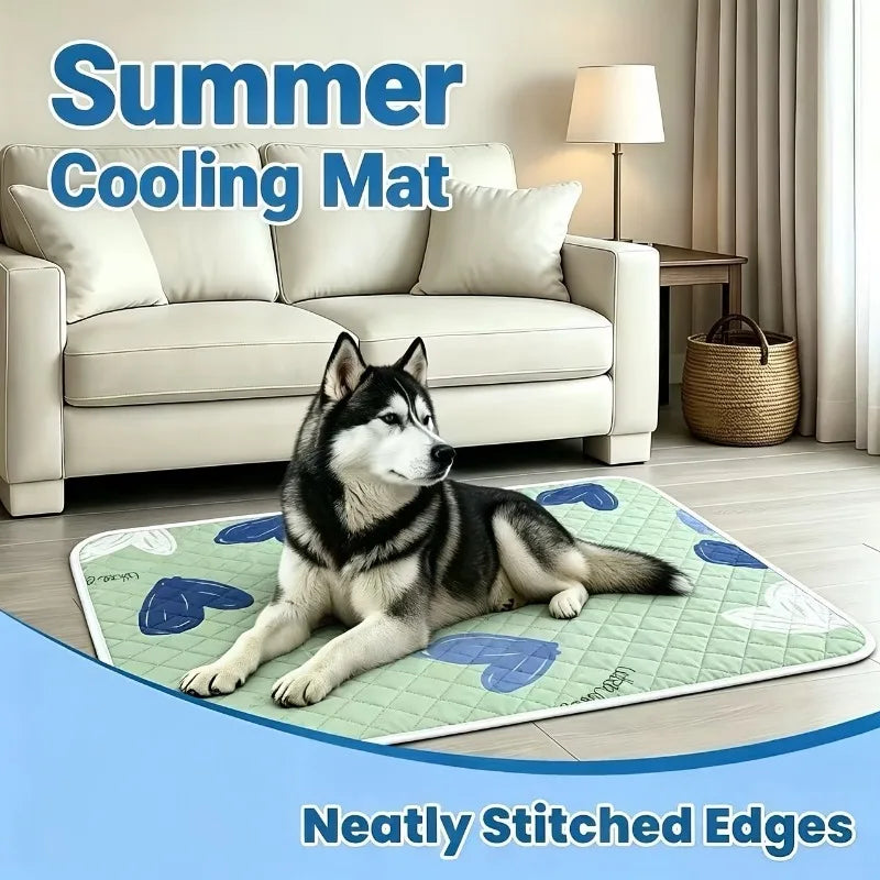 Ice Cool Upgrade Extra Large Cooling Dog Mat Cooling And Breathable Small Big Dogs Pad Breathable Pet Cold Bed
