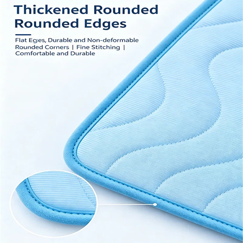 Cooling Cat Mat Summer Pad Mat For Dogs Cat Ice Silk Blanket Sofa Breathable Pet Dog Bed Summer Washable For Small Large Dog Cat