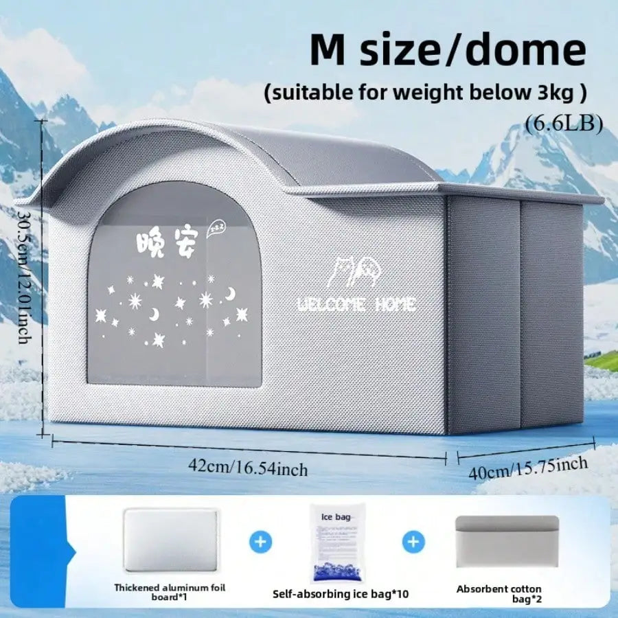 Summer small Cat/Dog Ice House Air Conditioning BED Summer Cooling Tool Nest Cat/Dog Four Seasons Pet Ice House