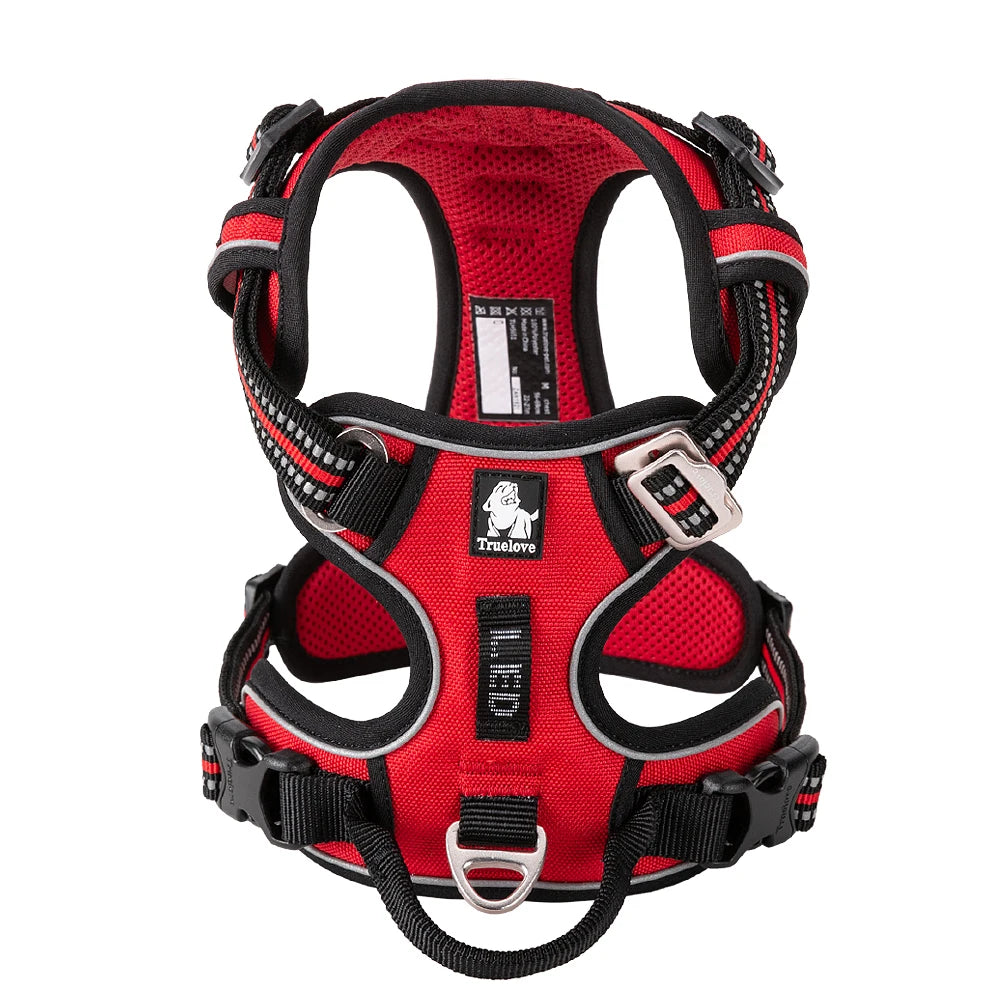 No Pull Dog Harness Reflective Breathable Adjustable Training Vest for Small Medium Large Dogs Night Walking TLH5657