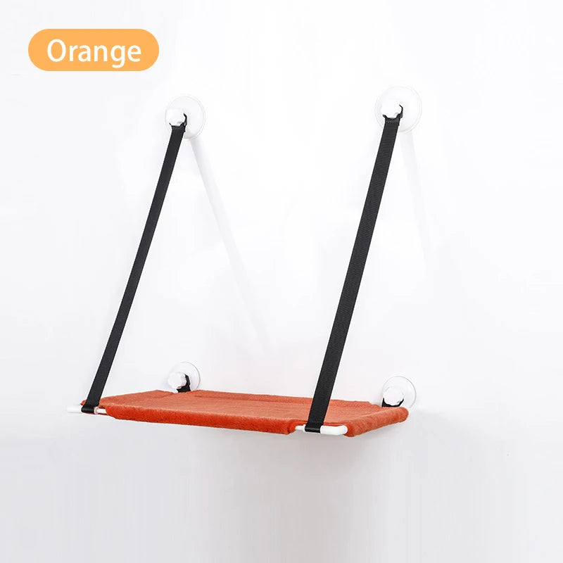 Hanging Double-layer Velvet Cat Suspension Bed Winter Warm Nest Window Suction Cup Suspension Pet Supplies 20kg Cat Accessories