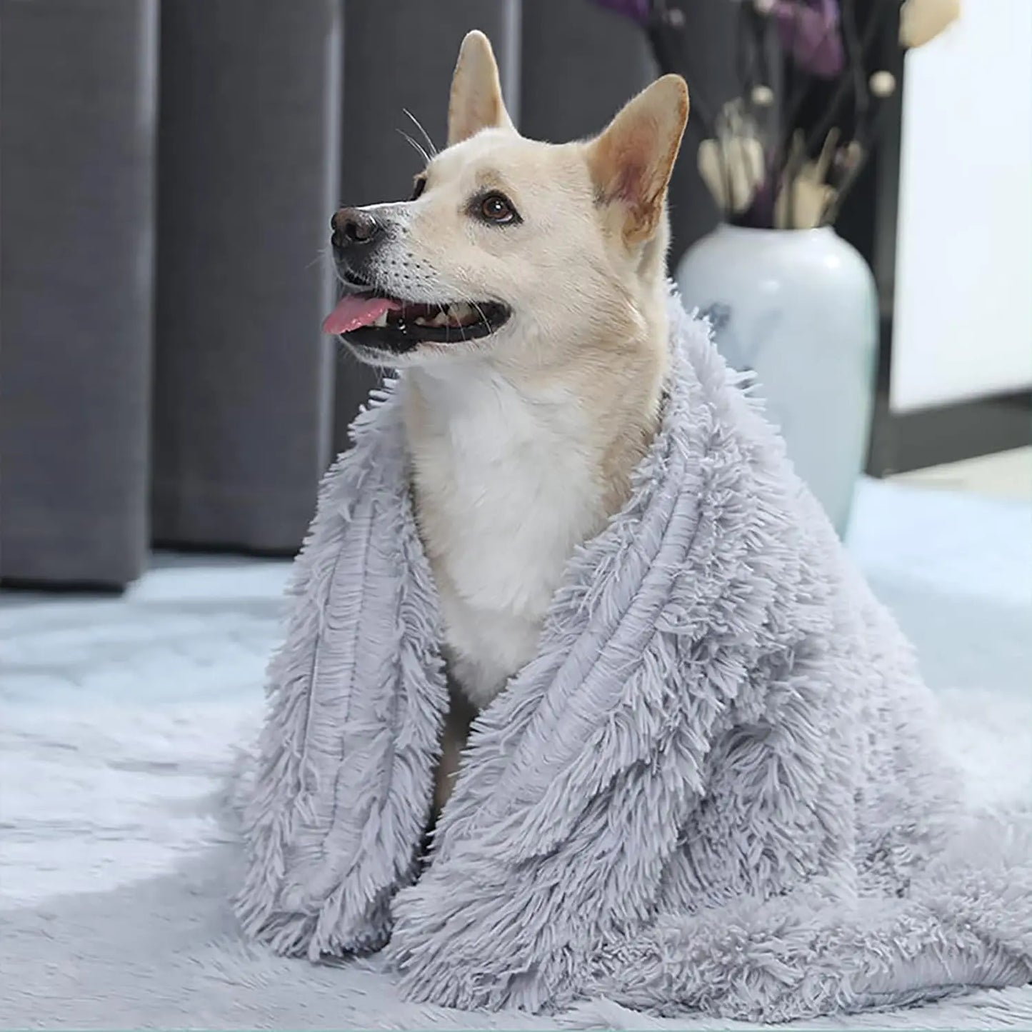 Dog Blanket Soft and Skin Friendly, Warm in Winter, Multi-color Dog Bed, Pet Supplies, Multi-purpose Dog Blanket Dog Cooling Mat