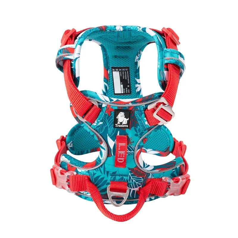 Pet Explosion-proof Dog Harness Camouflage Reflective Nylon Special Edition and Upgrade Version Easy to Adjust