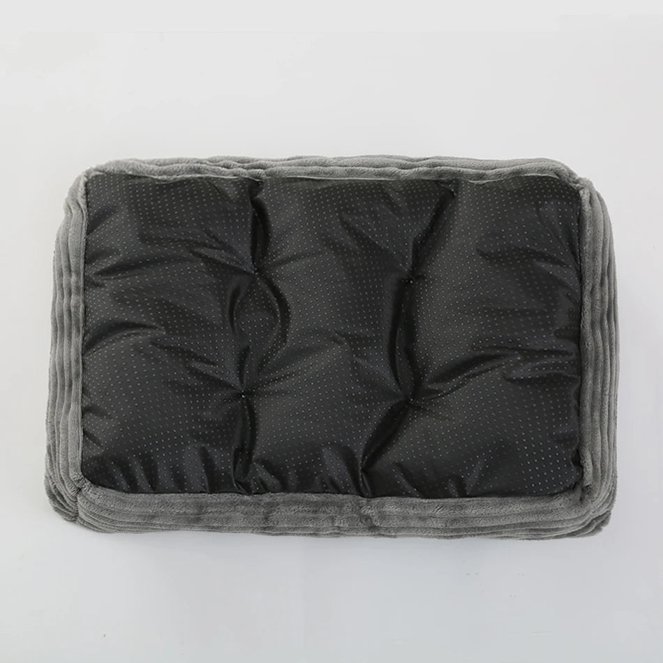 Bed for Dog or Cat Pet Square Plush Kennel Small to XXL Dog Sofa Bed Cushion Pet Calming Dog Bed House Pet Supplies Winter