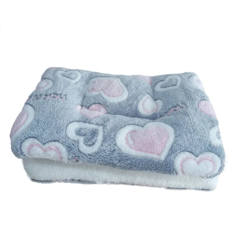 Flannel Pet Pad Dog Bed Thickened Sleeping Pad Dog Blanket Suitable for Chihuahua Labrador Puppy Kitten Small Large Dog Pet Rug