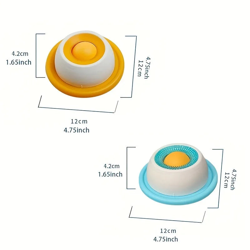Pet Lick Mat Slow Feeder Dog Cat Yogurt Licking Plate Interactive Snack Bowl Anti-Choking Pet Dental Health Feeding Mat Supplies