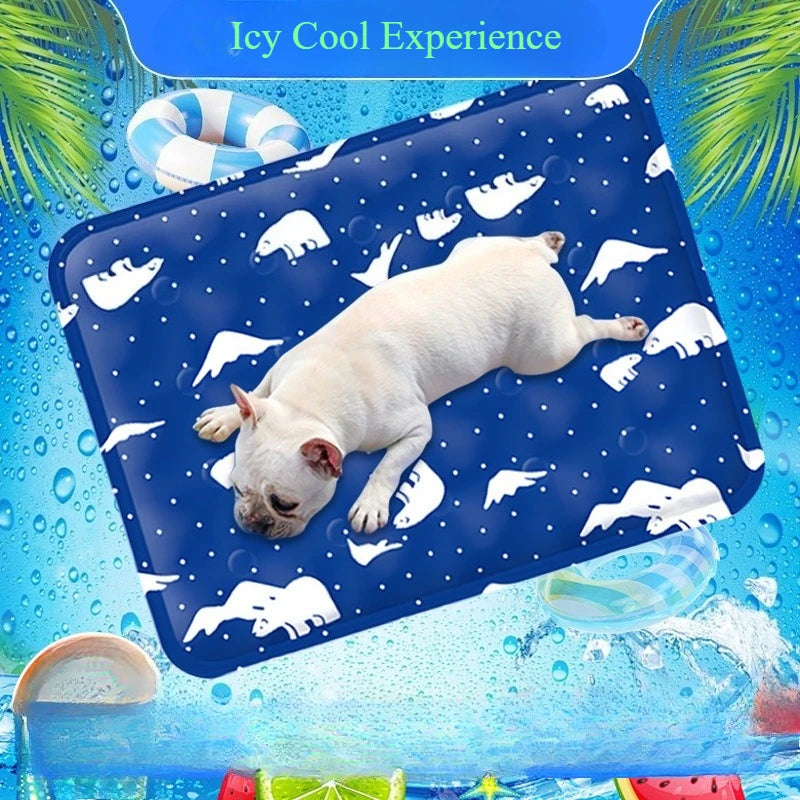 Dog Cooling Mat Summer Pet Cold Bed Extra Large For Small to Big Dogs Pet Accessories Cat Durable Blanket Sofa Cat Ice Pad Blanket