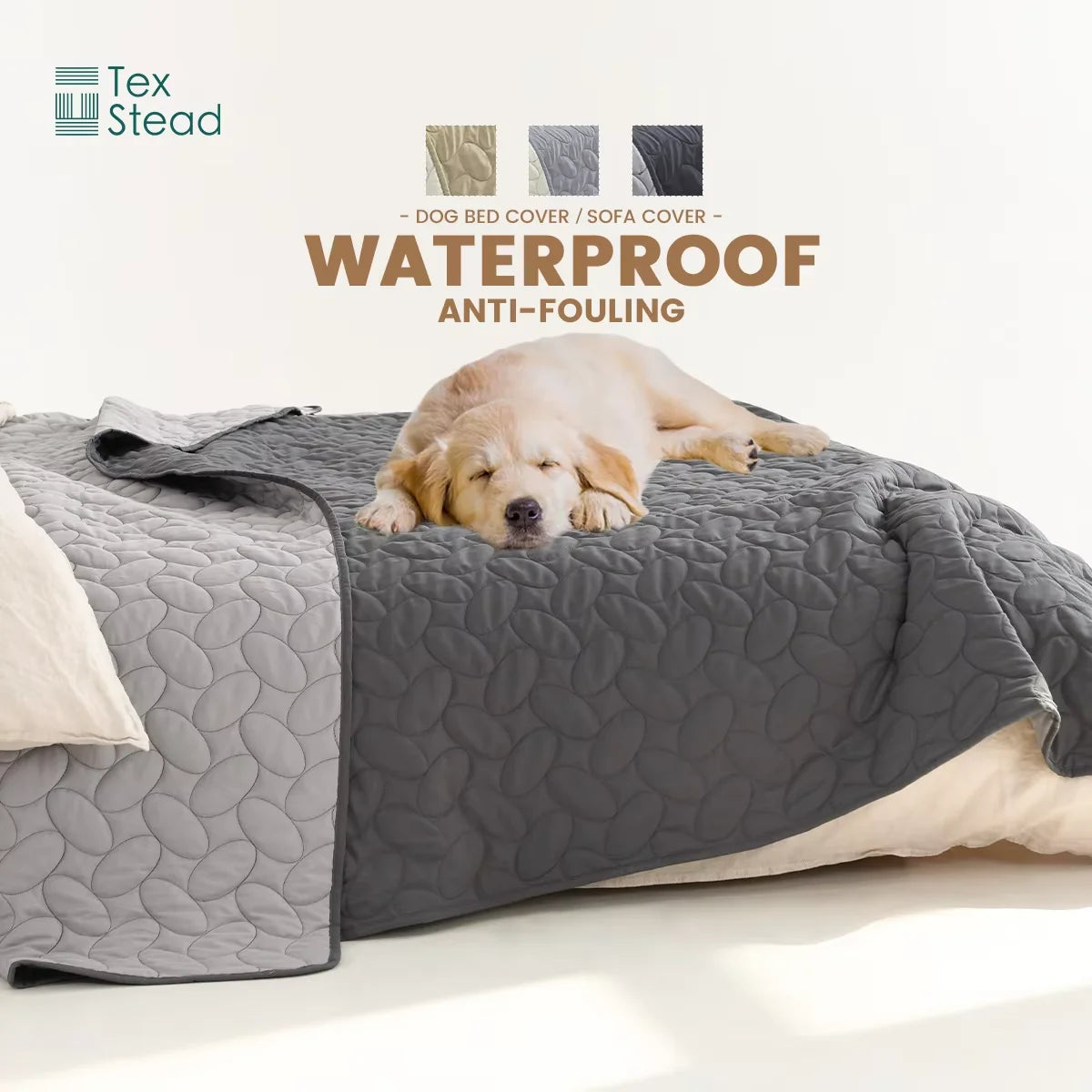 Waterproof Dog Bed Blanket Sofa Cover Pet Blanket for Furniture Bed Couch - Easy to Clean Dog Bed Cover
