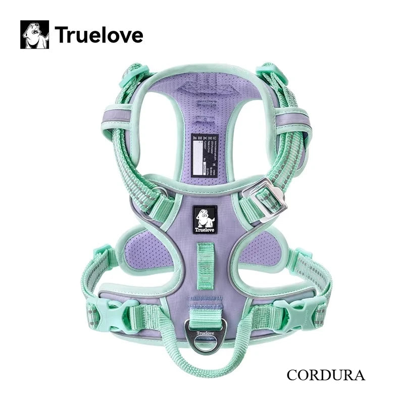 No Pull Dog Harness Reflective Breathable Adjustable Training Vest for Small Medium Large Dogs Night Walking TLH5657