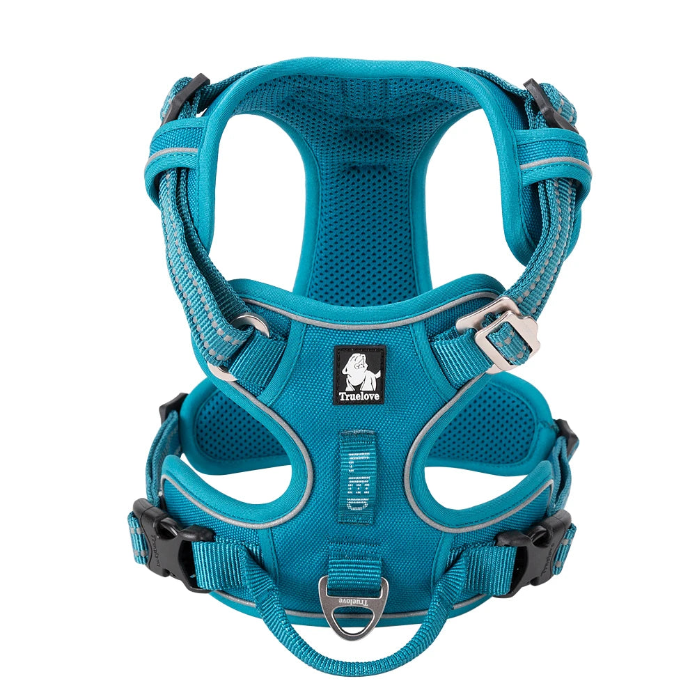 No Pull Dog Harness Reflective Breathable Adjustable Training Vest for Small Medium Large Dogs Night Walking TLH5657