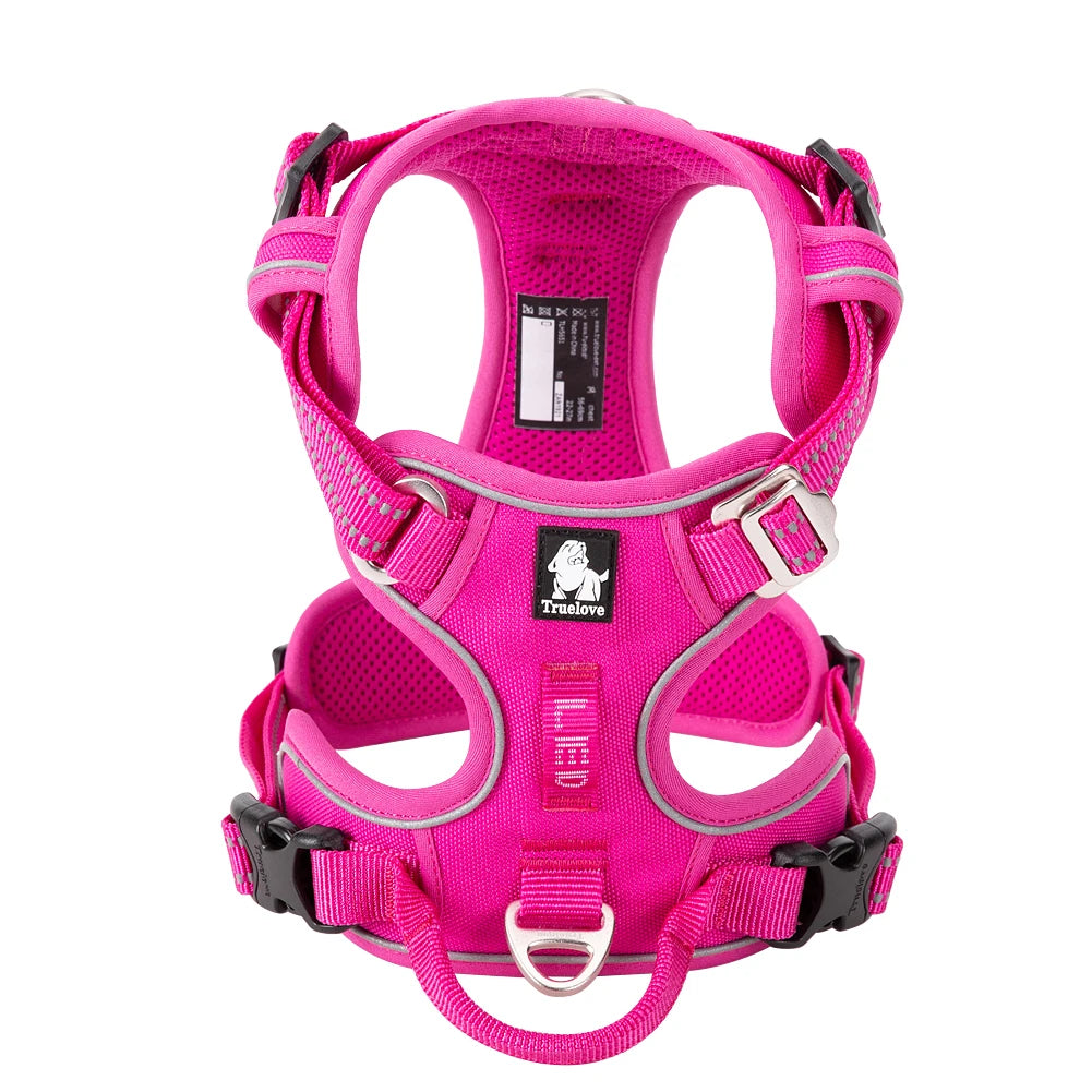 No Pull Dog Harness Reflective Breathable Adjustable Training Vest for Small Medium Large Dogs Night Walking TLH5657