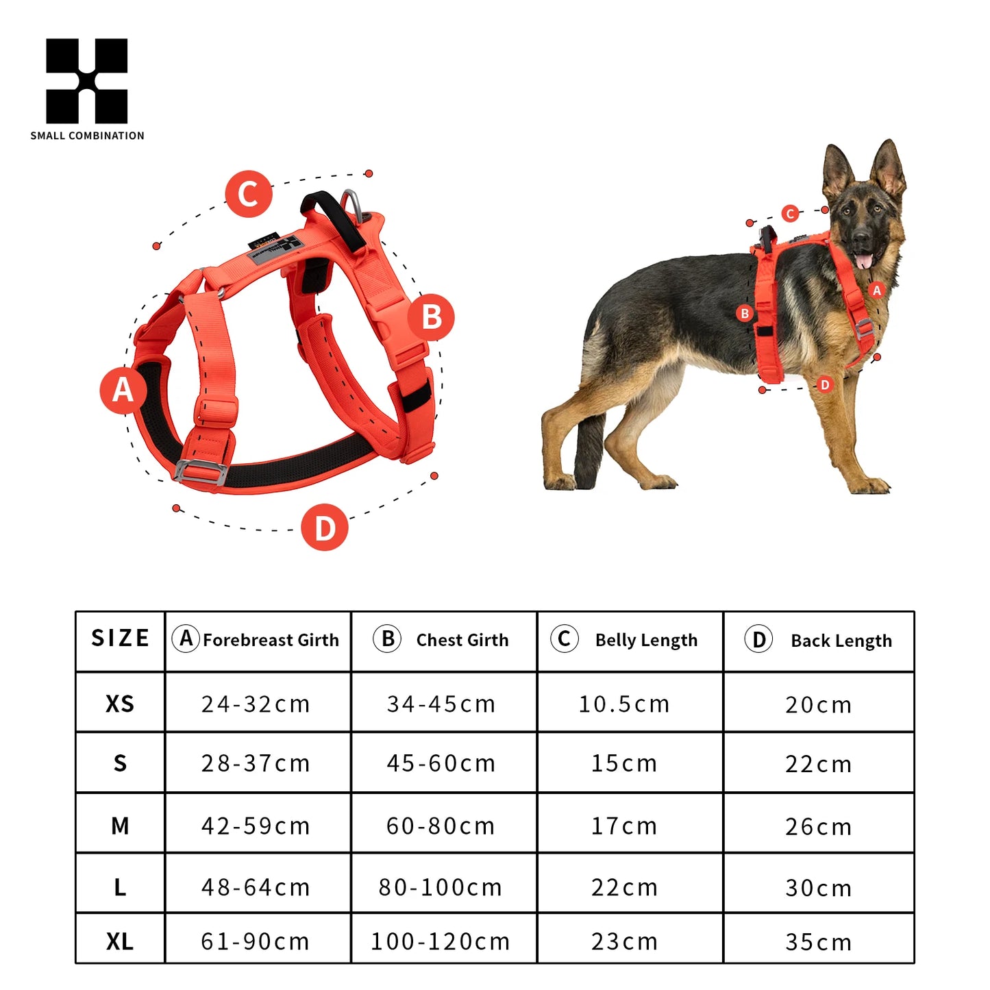 Pet Harness No Pull Nylon Reflective Dog Harness Adjustable Comfortable Control Walking Running Accessories