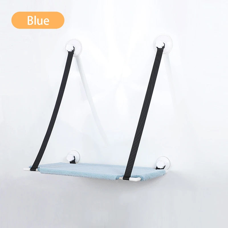 Hanging Double-layer Velvet Cat Suspension Bed Winter Warm Nest Window Suction Cup Suspension Pet Supplies 20kg Cat Accessories