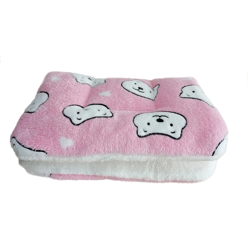 Flannel Pet Pad Dog Bed Thickened Sleeping Pad Dog Blanket Suitable for Chihuahua Labrador Puppy Kitten Small Large Dog Pet Rug