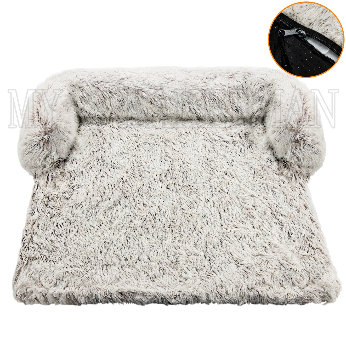 Washable Blanket Sofa Cover Large Dog Bed Sofa Plush Dog Pet House Sofa Cushion Plush Warm Kennel Pet Cat Puppy Cushion. Winter