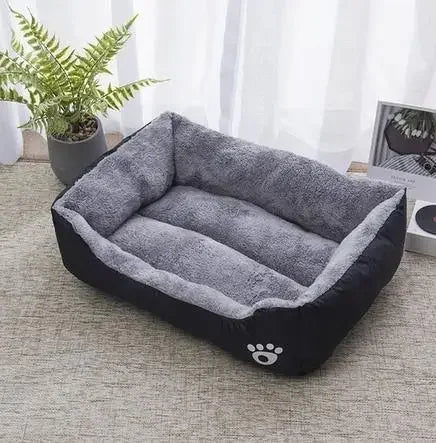 Large Plush Dog Bed & Cat Mat, Deep Sleeping Warm Soft Cushion, Calming Pet House for Small Dogs, Puppy, Chihuahua