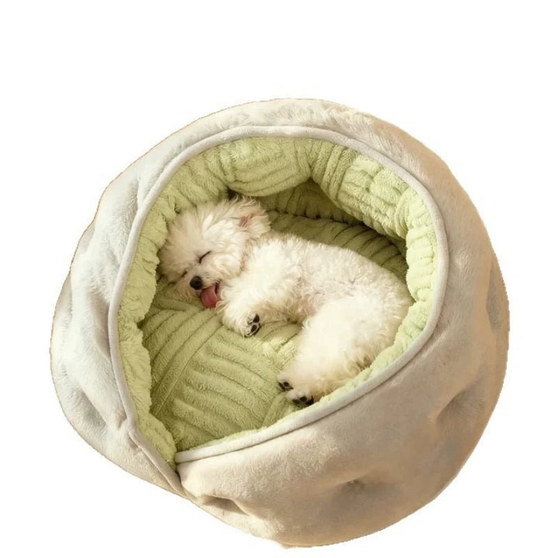 Kennel Thickened Winter Warm Security Bed Small Dog Teddy Than Bear Sleeping All-season Pet Supplies Dog Mat