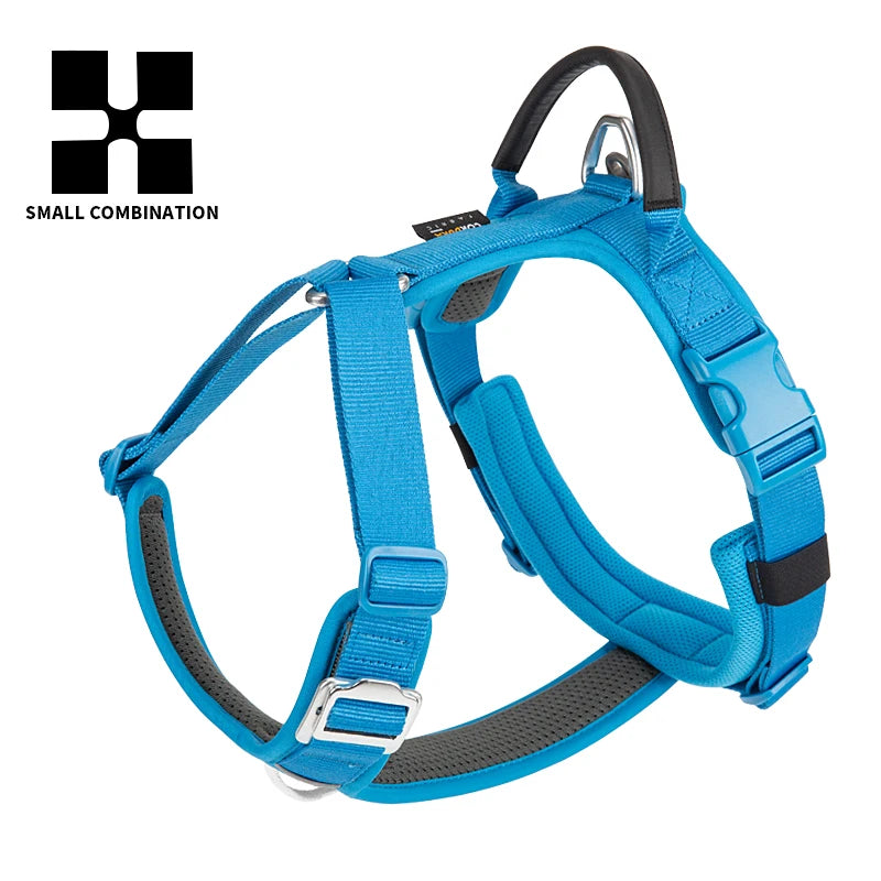 Pet Dog Harness No Pull Reflective for Small Medium Large Dog Explosionproof Vest Harness Adjustable Breathable Dog Chest Straps