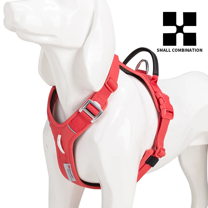 Pet Dog Harness No Pull Reflective for Small Medium Large Dog Explosionproof Vest Harness Adjustable Breathable Dog Chest Straps