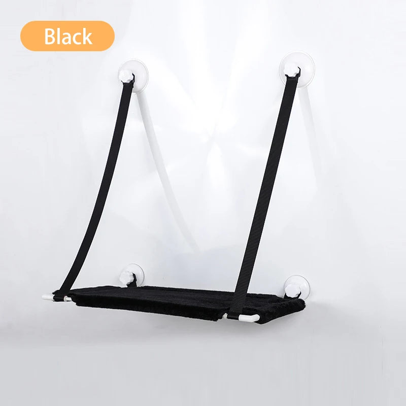 Hanging Double-layer Velvet Cat Suspension Bed Winter Warm Nest Window Suction Cup Suspension Pet Supplies 20kg Cat Accessories