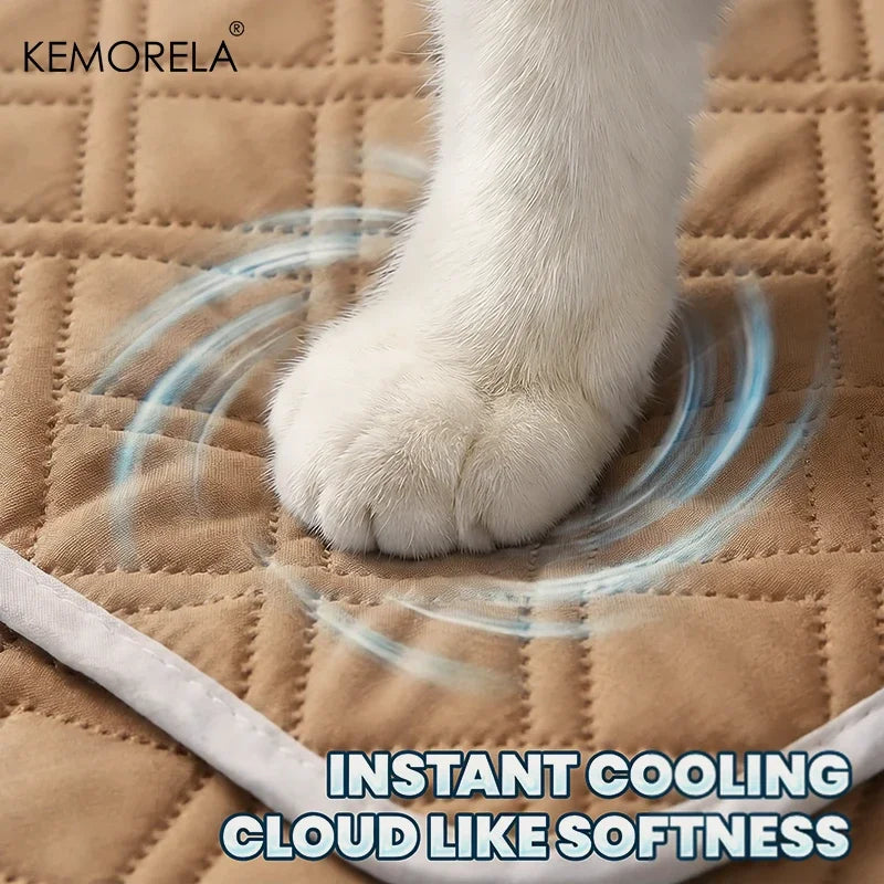 Dog or Cat Summer Cooling Pad Mat Washable Puppy Big Dog Ice Gel Bed Mattress Cool Mascotas Cushion Blanket Pet supplies