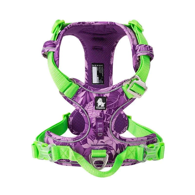 Pet Explosion-proof Dog Harness Camouflage Reflective Nylon Special Edition and Upgrade Version Easy to Adjust