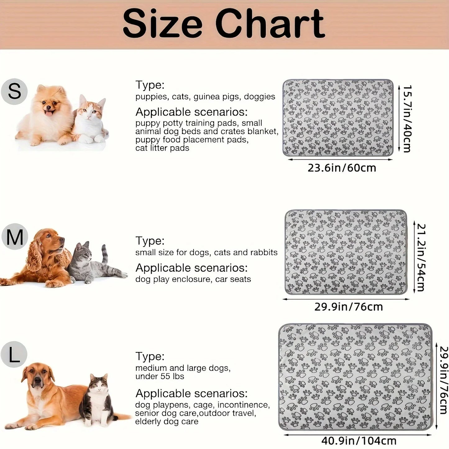 3 Sizes Super Soft Fluffy Premium Fleece Pet Blanket  Pet Mat Warm Comfortable Blanket for Cat Dogs Cat Pet Supplies Easy Clean