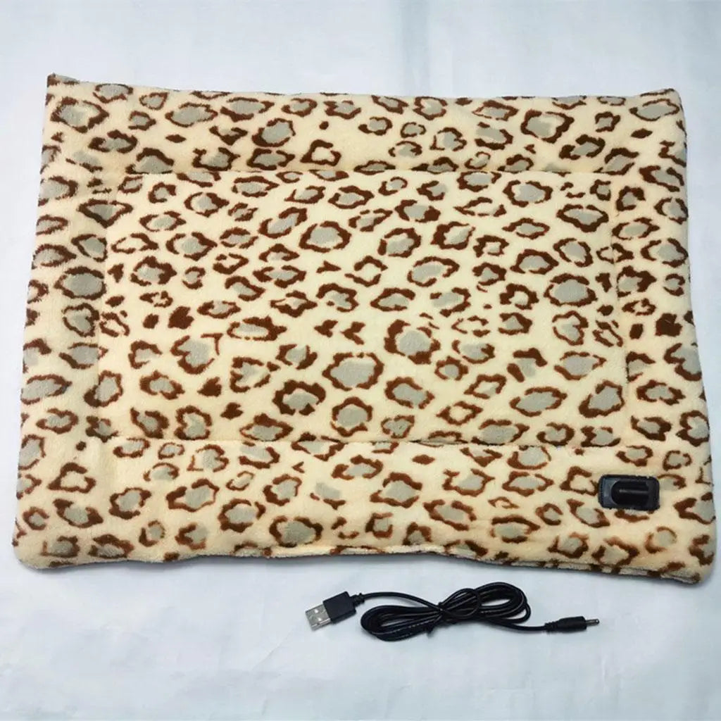 Pet Electric Blanket Washable Winter Warming Pad Cat Dog Heated Nest USB Soft Waterproof Small Pet Mat Bed for Puppy Kitten