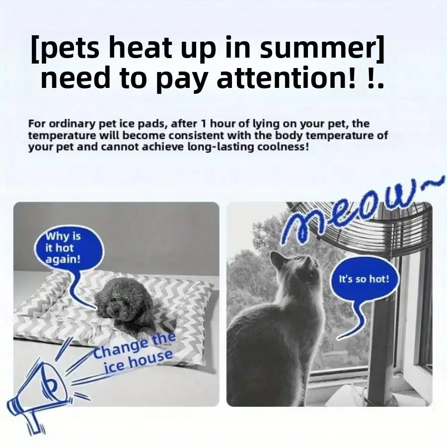 Summer small Cat/Dog Ice House Air Conditioning BED Summer Cooling Tool Nest Cat/Dog Four Seasons Pet Ice House