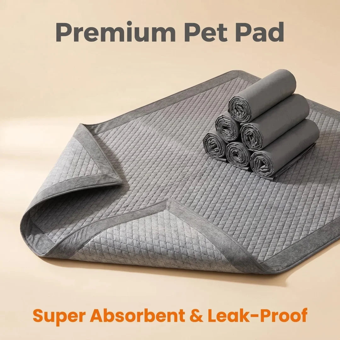 Extra Large Pee Pads For Dogs - Puppy Pads Activated Charcoal Bamboo Odor Control And Super Absorbent, Jumbo Disposable Potty Training Pads