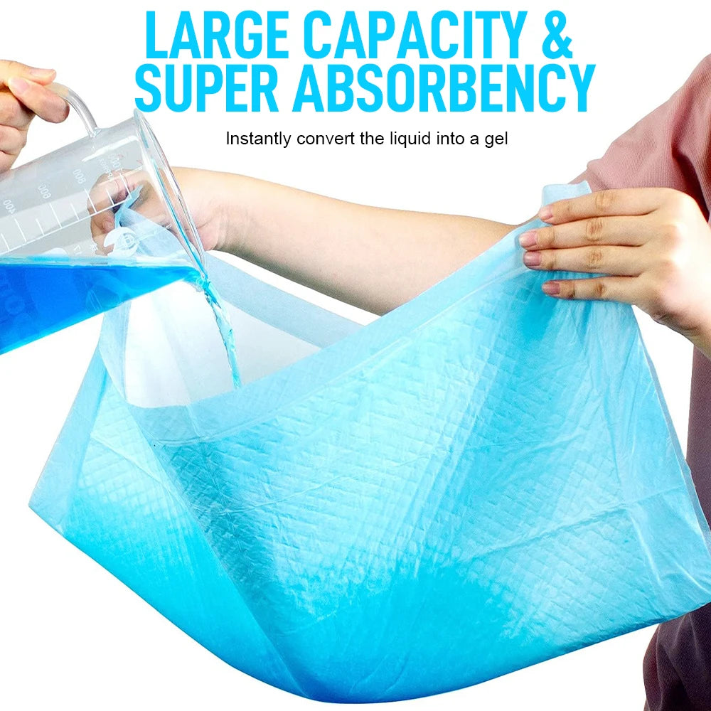 100pcs Super Absorbent Pet Training Pads, Leak-Proof & Quick-Drying Disposable Pee Pads for Dogs & Cats, Blue & White, Perfect for Puppy Housebreaking, Senior Pet Incontinence, and Travel, Ideal Gift for Dog Owners