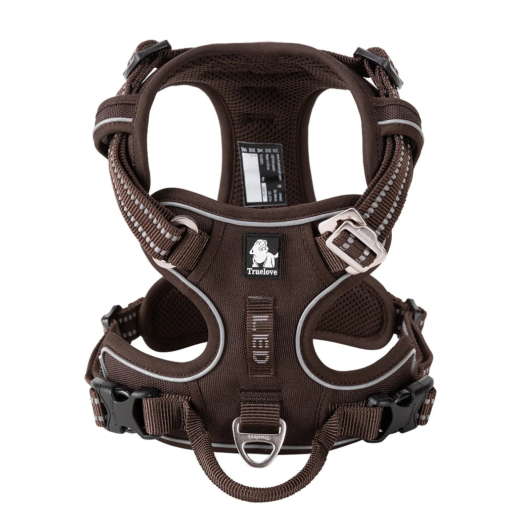 No Pull Dog Harness Reflective Breathable Adjustable Training Vest for Small Medium Large Dogs Night Walking TLH5657