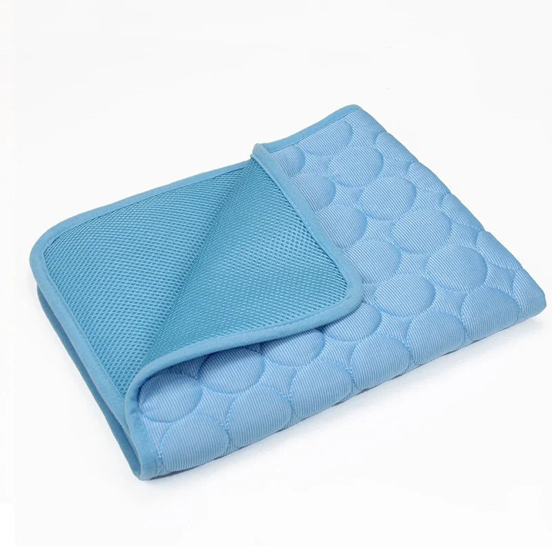 Summer Pet Mat Cooling Dog Pad For Dogs Cat Blanket Sofa Breathable Pet Bed Washable Self Cooling Cat Ice Pad Pet Supplies