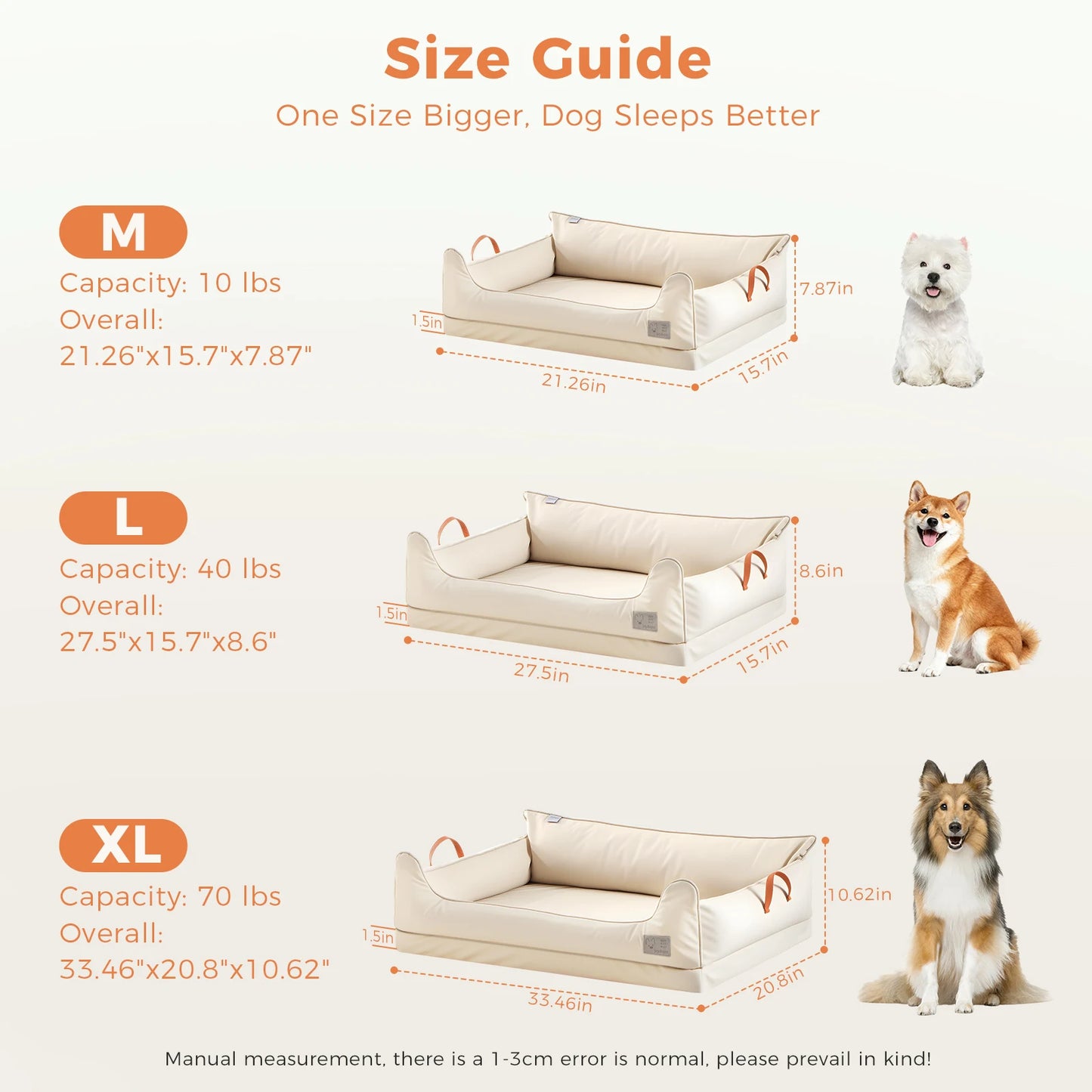 Large Dog Bed Leather Soft Plush Donut Snuggly Warm Cozy Pet Mat for Small to Extra Large Dogs Rectangle Shape
