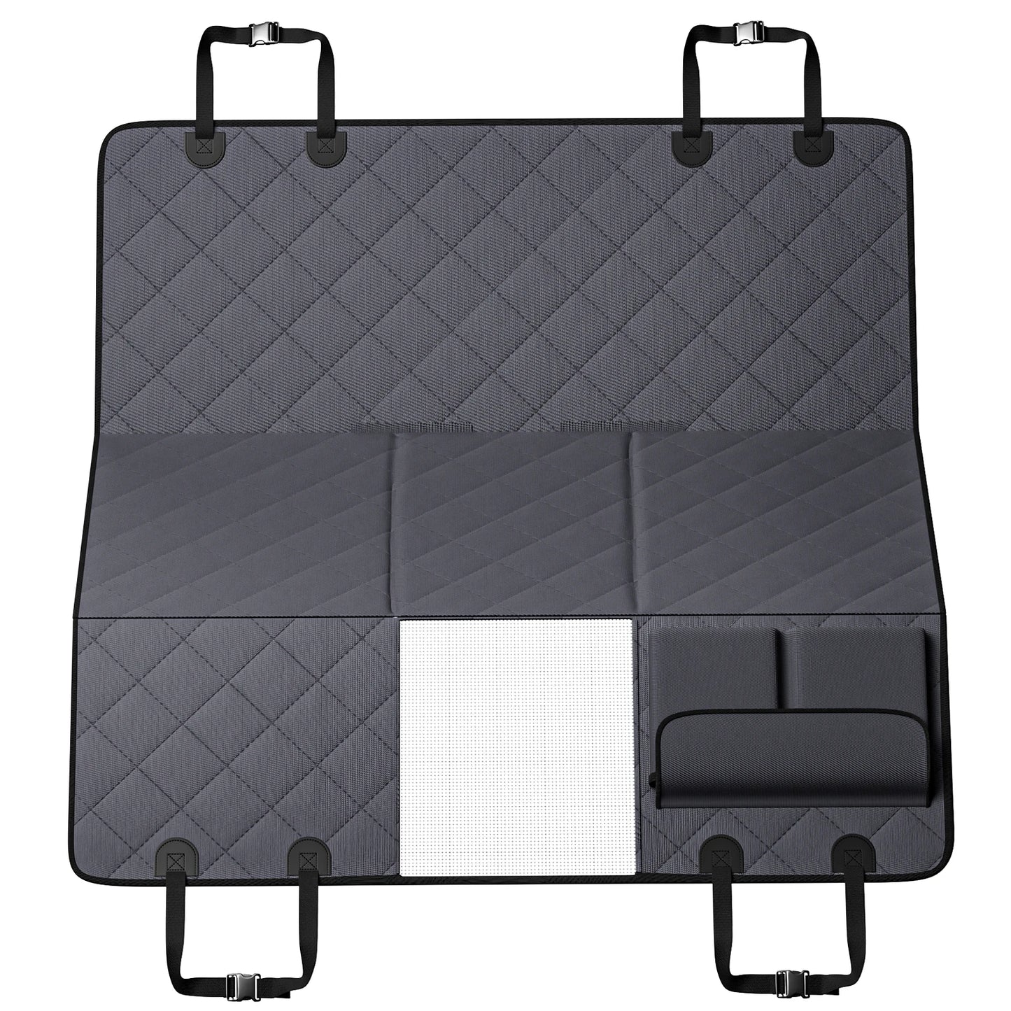 Back Seat Extender for Dogs Dog Hammock for Car Back seat Waterproof Hard Bottom Dog Car Seat Cover for Back Seat