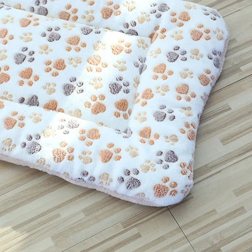 12 Color Dog Bed Mat Portable Pet Sleeping Bed Plush Blanket Washable Cat Bed Sofa Home Travel Comfort Warm Soft Flannel Blanket